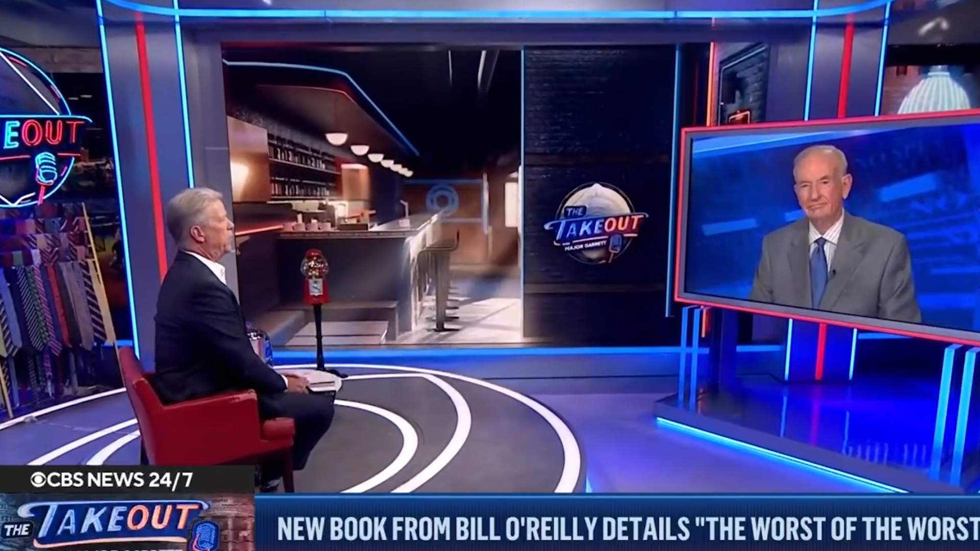 Bill O'Reilly Joins CBS's The Takeout with Major Garrett